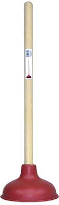 Force Cup Toilet Plunger, 5 x 18-In.
