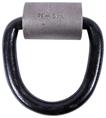 Trailer D Ring, Weld-On, 5/8 In.