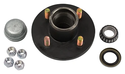 BT8 Spindle Replacement 4-Bolt Trailer Wheel Hub Kit
