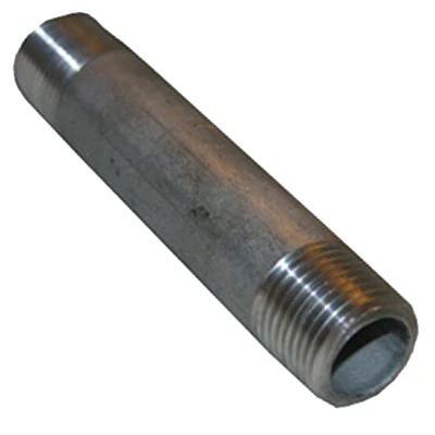 Stainless Steel Pipe Nipple, 1/2 x 5 In.