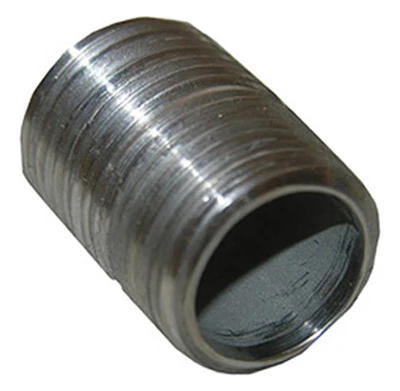 Stainless Steel Pipe Nipple, 1/2 In. x Close