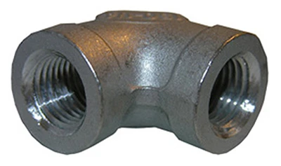 Stainless Steel 90-Degree Pipe Elbow, 1/8 In.