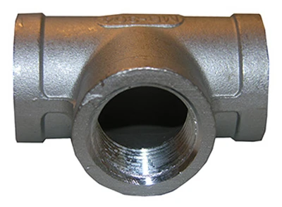 Stainless Steel Pipe Tee, 1/2 In. FIP