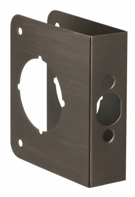 Door Reinforcer, Vintage Bronze, 4-1/2 In.