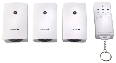 3-Outlet Indoor Plug-In Wireless Remote Control Timer