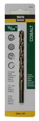 19/64 x 4-3/8 In. Cobalt High-Speed Drill Bit