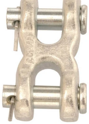 Blue-Krome Double Clevis, 3/8 In.