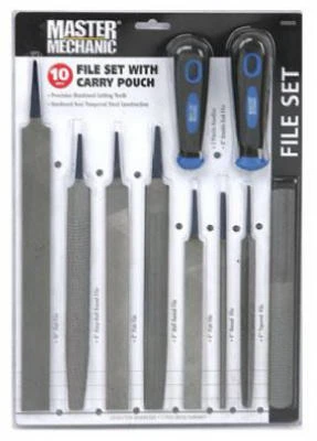 10-Pc. File Set with Pouch