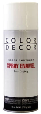 Spray Paint, White Gloss, 10 oz.
