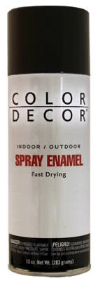 Spray Paint, Black Gloss, 10 oz.