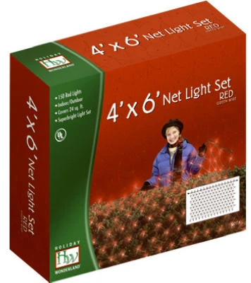 150CT RED Net Lights