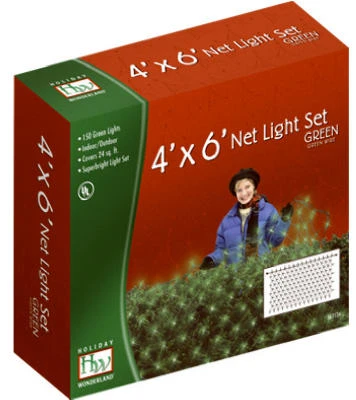 150CT Green Net Lights