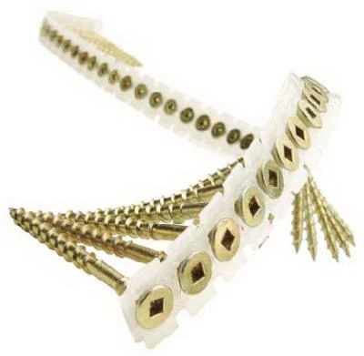 Wood to Wood Interior Collated Screws, Auto-Feed, #8, 1-3/4 In., 1,000-Ct.