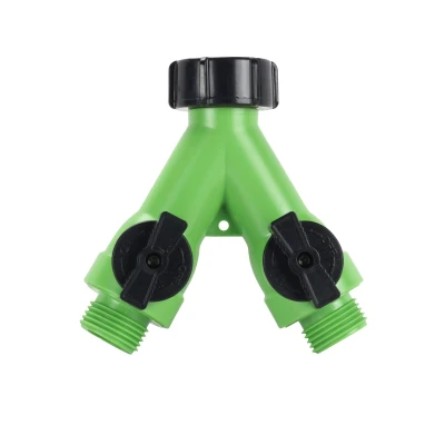 Premium 2-Way Full-Flow Hose Y Connector