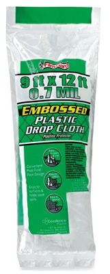 Medium-Duty Textured Drop Cloth, 9 x 12-Ft.