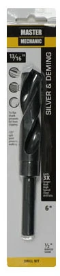 13/16 x 6 In. Silver & Demming Black Oxide Drill Bit