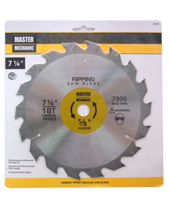 Framing Combo/Rip Circular Saw Blade, 18-Tooth x 7-1/4 In.