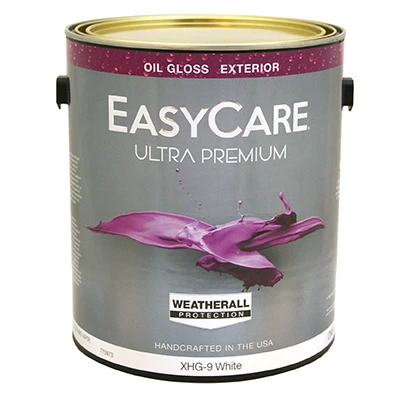 Ultra Premium WeatherAll Exterior House Paint, White Pastel, Oil-Based, 1 Gallon