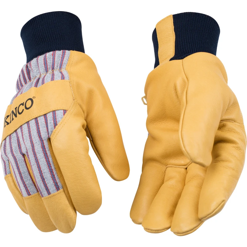 Premium Grain Pigskin Leather Palm Gloves, Medium
