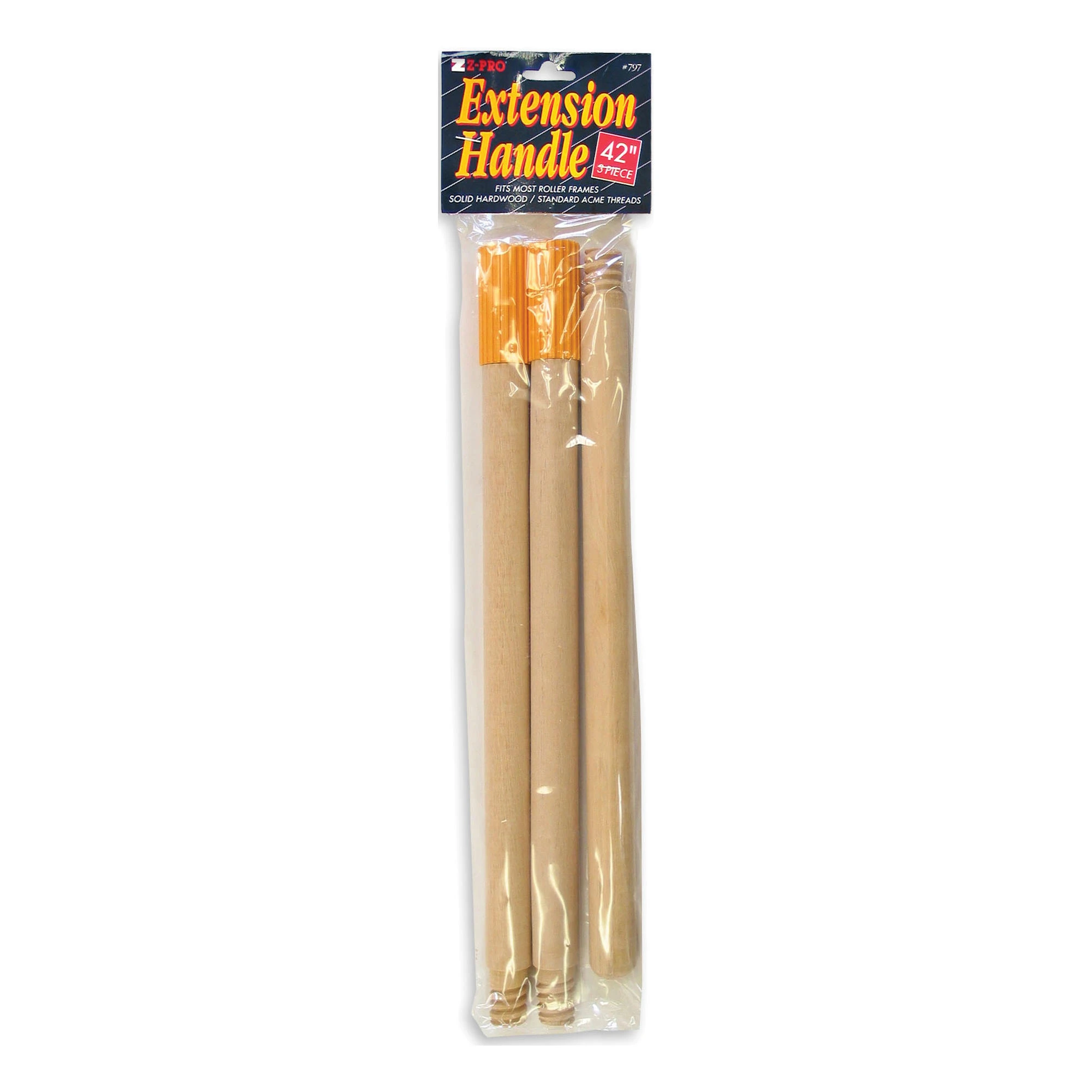 3-Pc. Wood Extension Pole, 42 In.