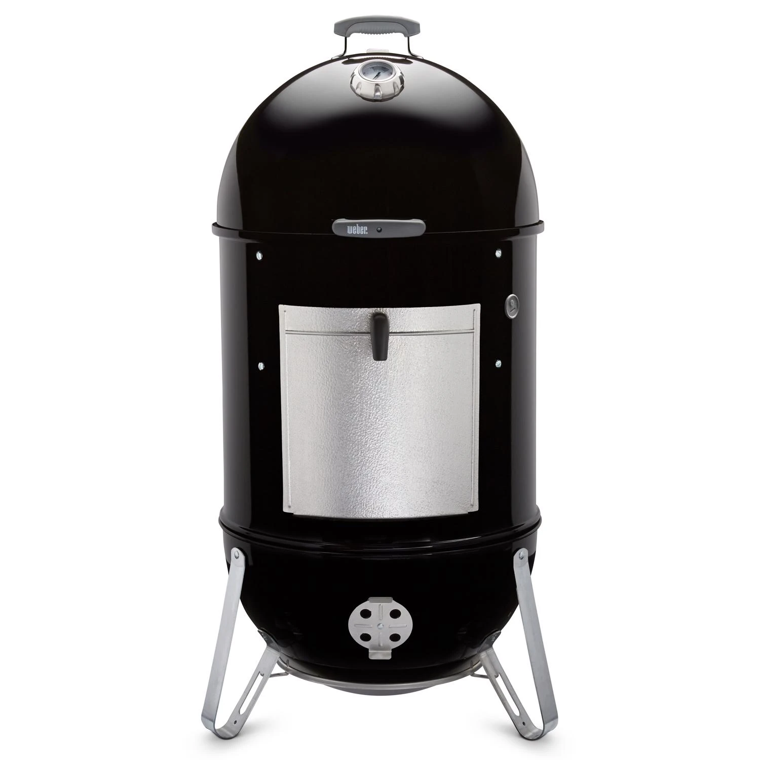Smokey Mountain Smoker Cooker, Black Porcelain On Steel, 22 In.