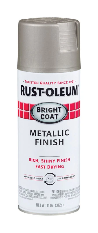 Metallic Enamel Spray Paint, Aluminum, 11-oz.