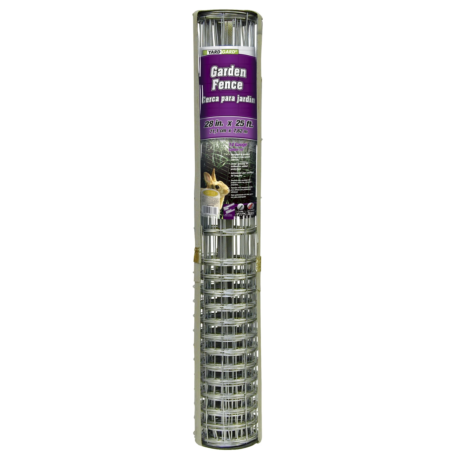 Rabbit Gard Galvanized Wire Fence, 28-In. x 25-Ft.