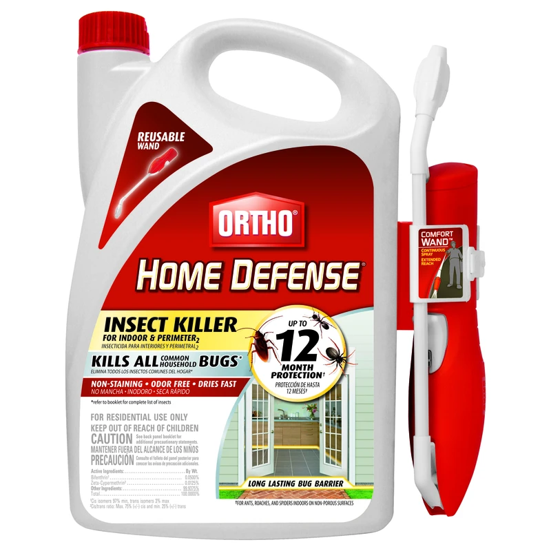 Home Defense Max Insect Killer With Wand, 1.1 Gallon Ready-to-Use Bonus Size