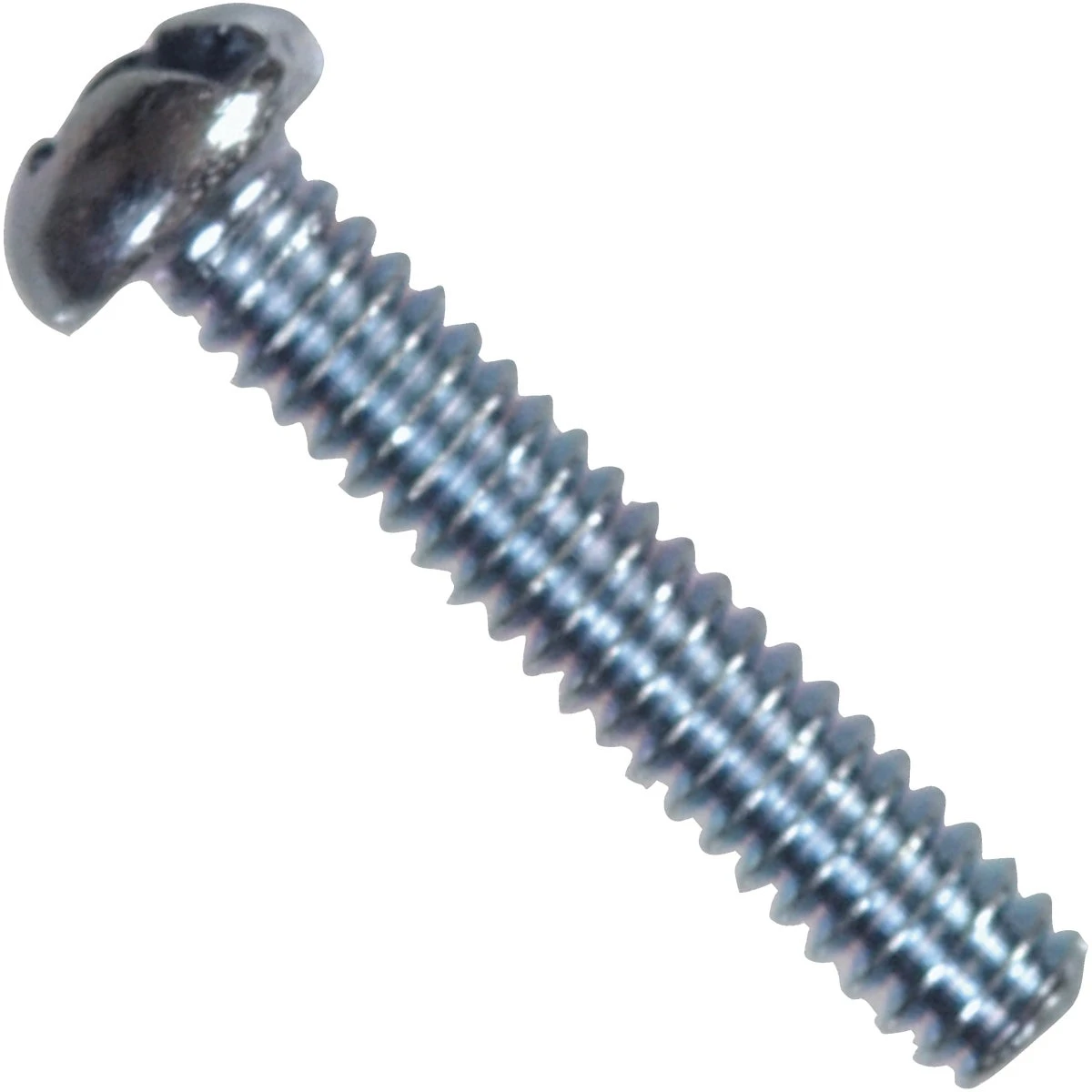 Machine Screws, Slotted Round Head, Zinc-Plated, 1/4-20 x 1/2-In., 100-Pk.