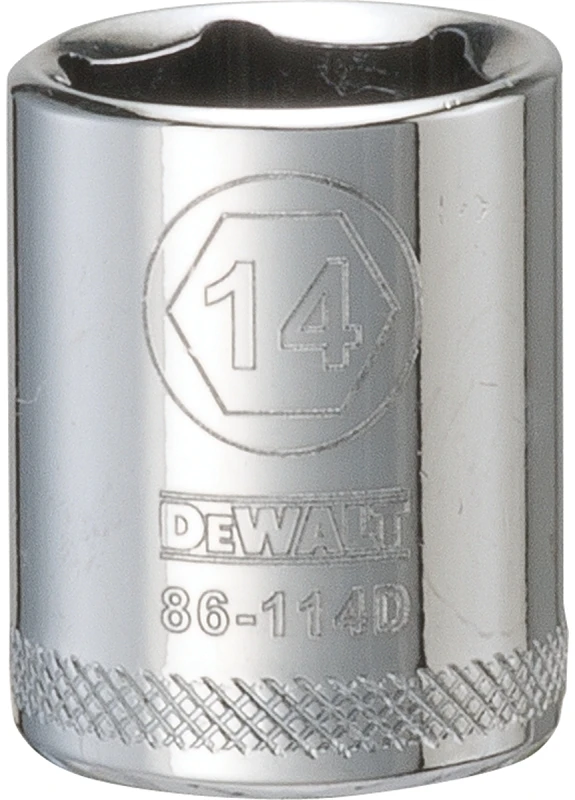 Metric Shallow Socket, 6-Point, 1/4 In. Drive, 14mm