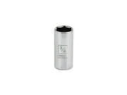 105510 1/2" Drive 3/4" 12 Point Deep Well Socket