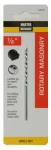 Masonry Drill Bit, 1/8 x 3 In.