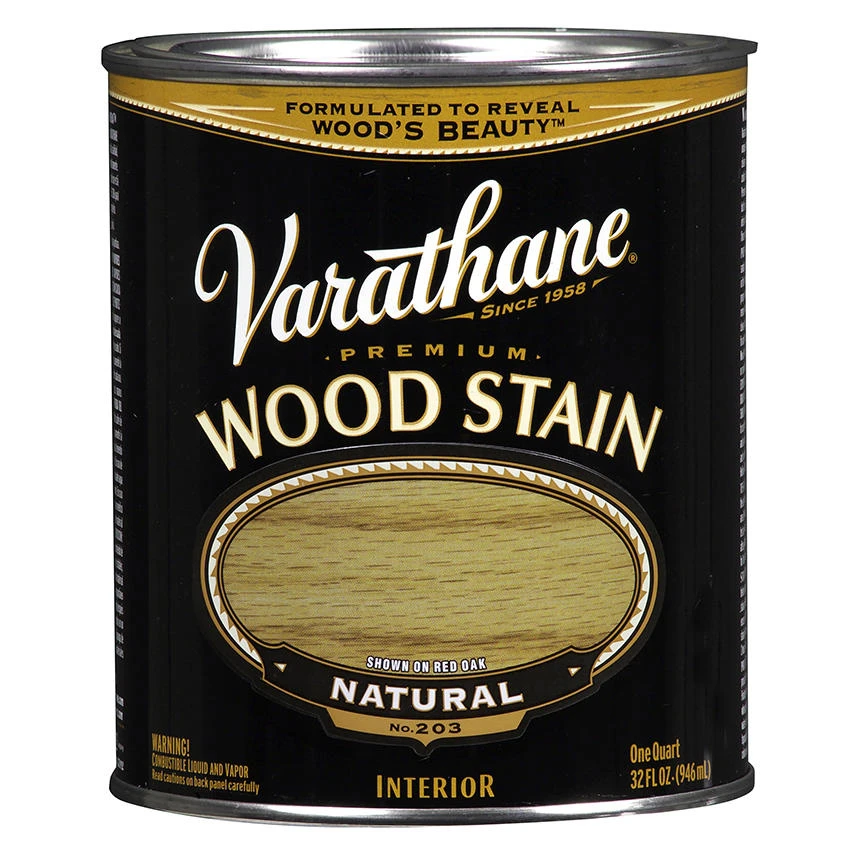 Natural Premium Oil-Based Interior Wood Stain, Qt.