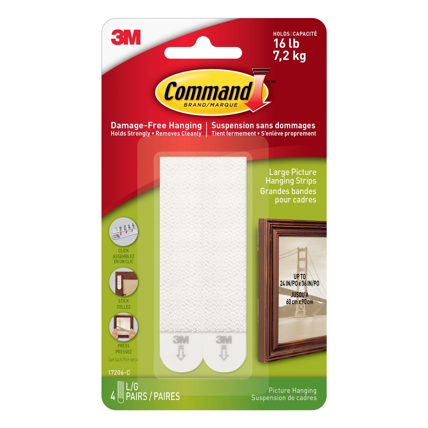 Large Picture Hangers White