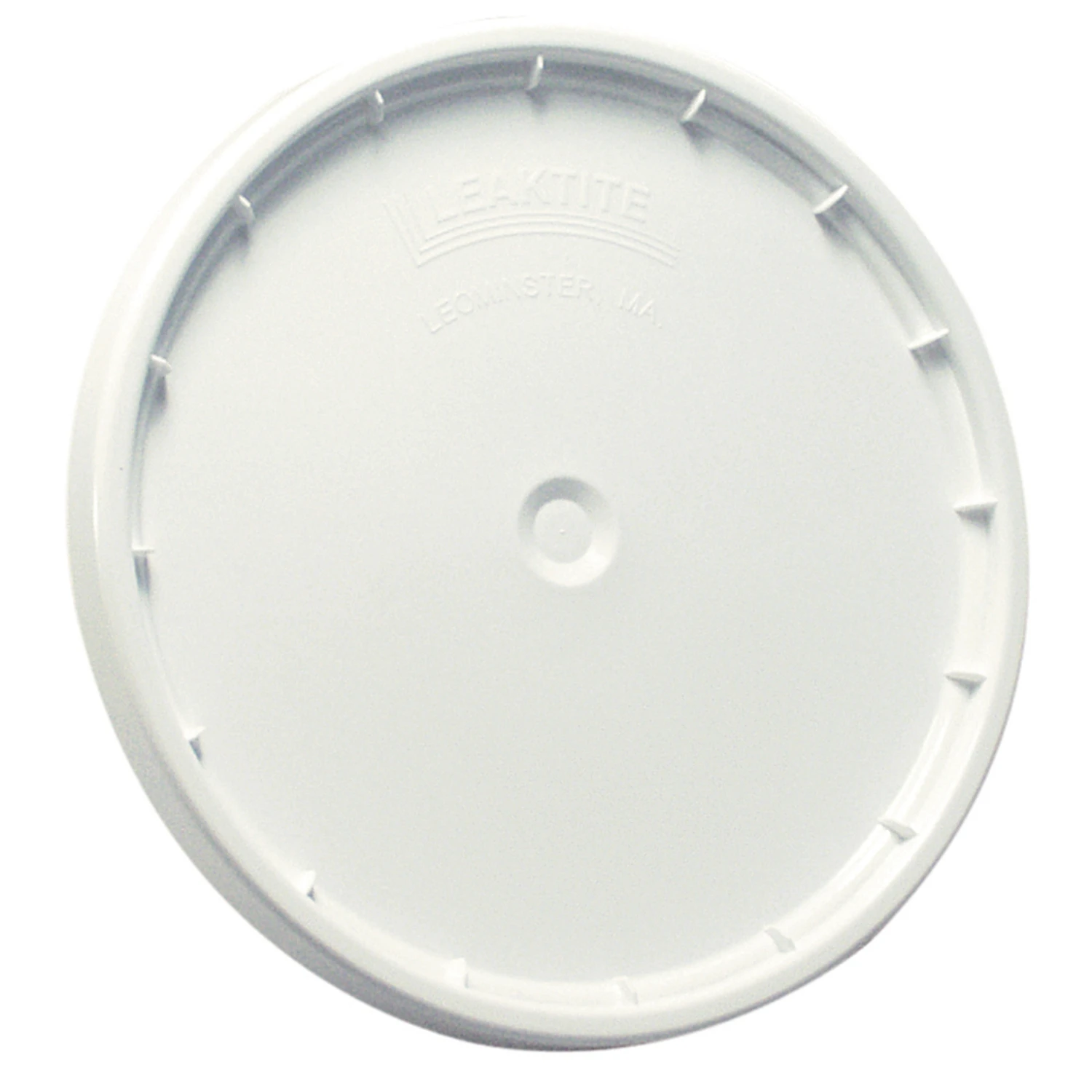 White Plastic Pail Lid, 5-Gallons