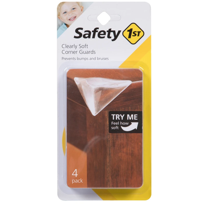Corner Guards, Clear Gel, 4-Pk.