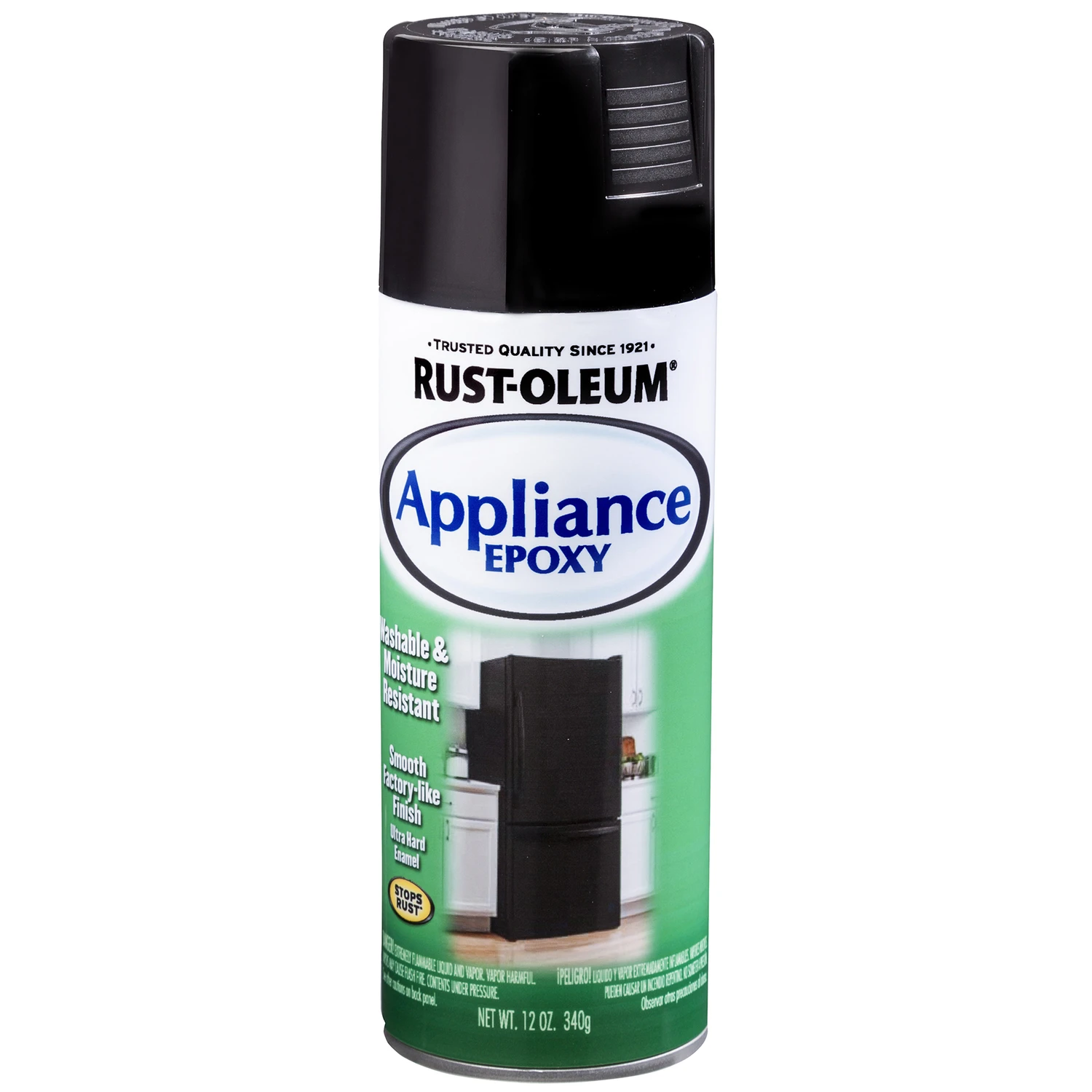 Appliance Spray Enamel, Black, 12 oz.