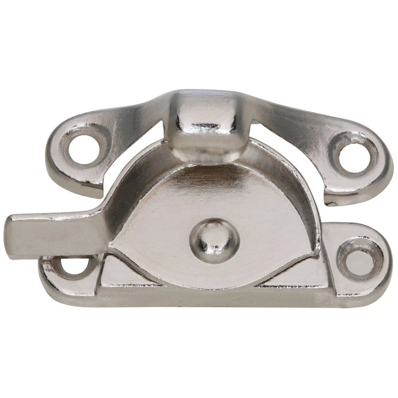 Window Sash Lock, Nickel-Tone