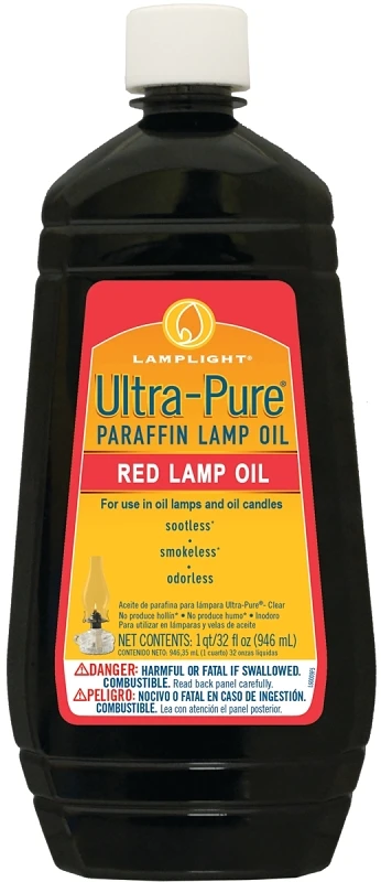 Ultra Pure Lamp Oil, Red, 32 oz.