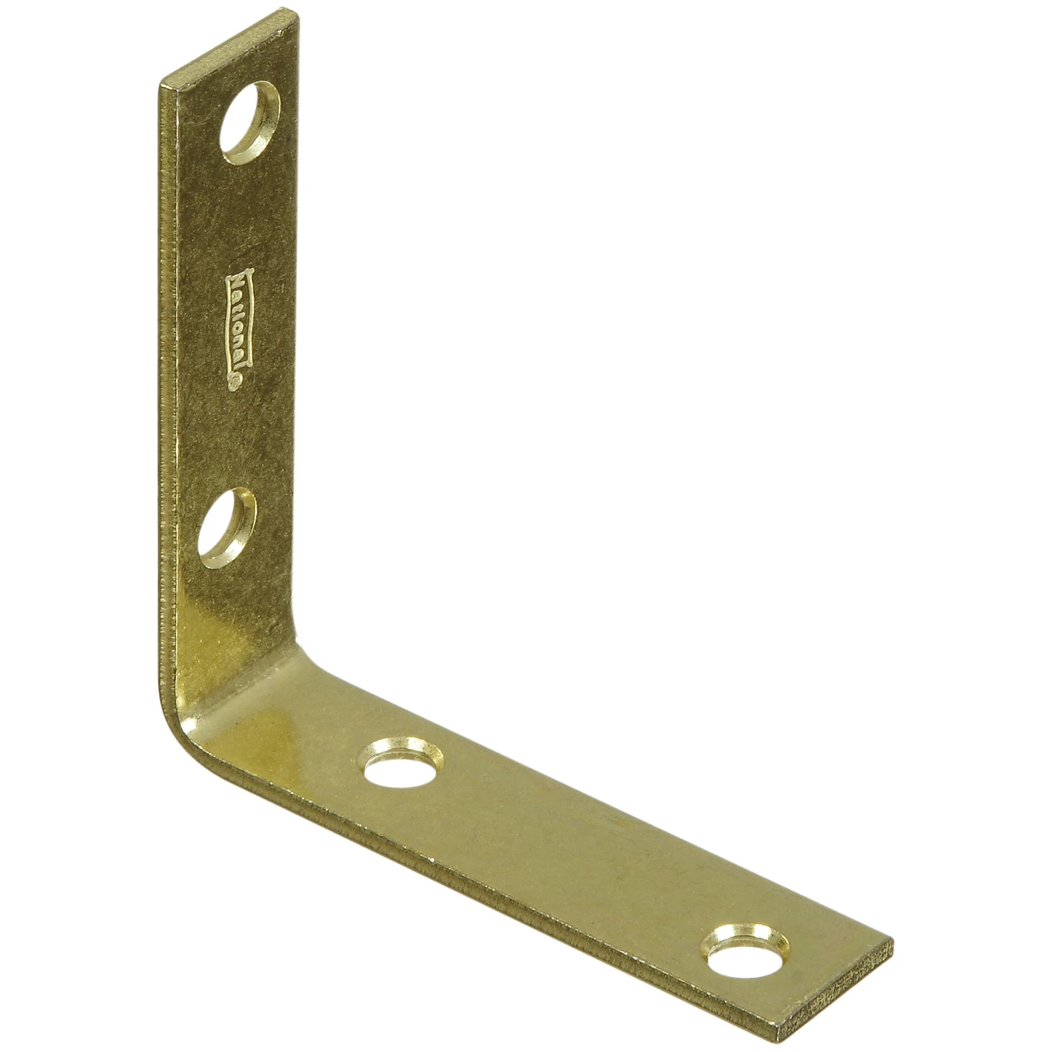 4-Pk., 3 x 3/4 In. Brass Corner Iron