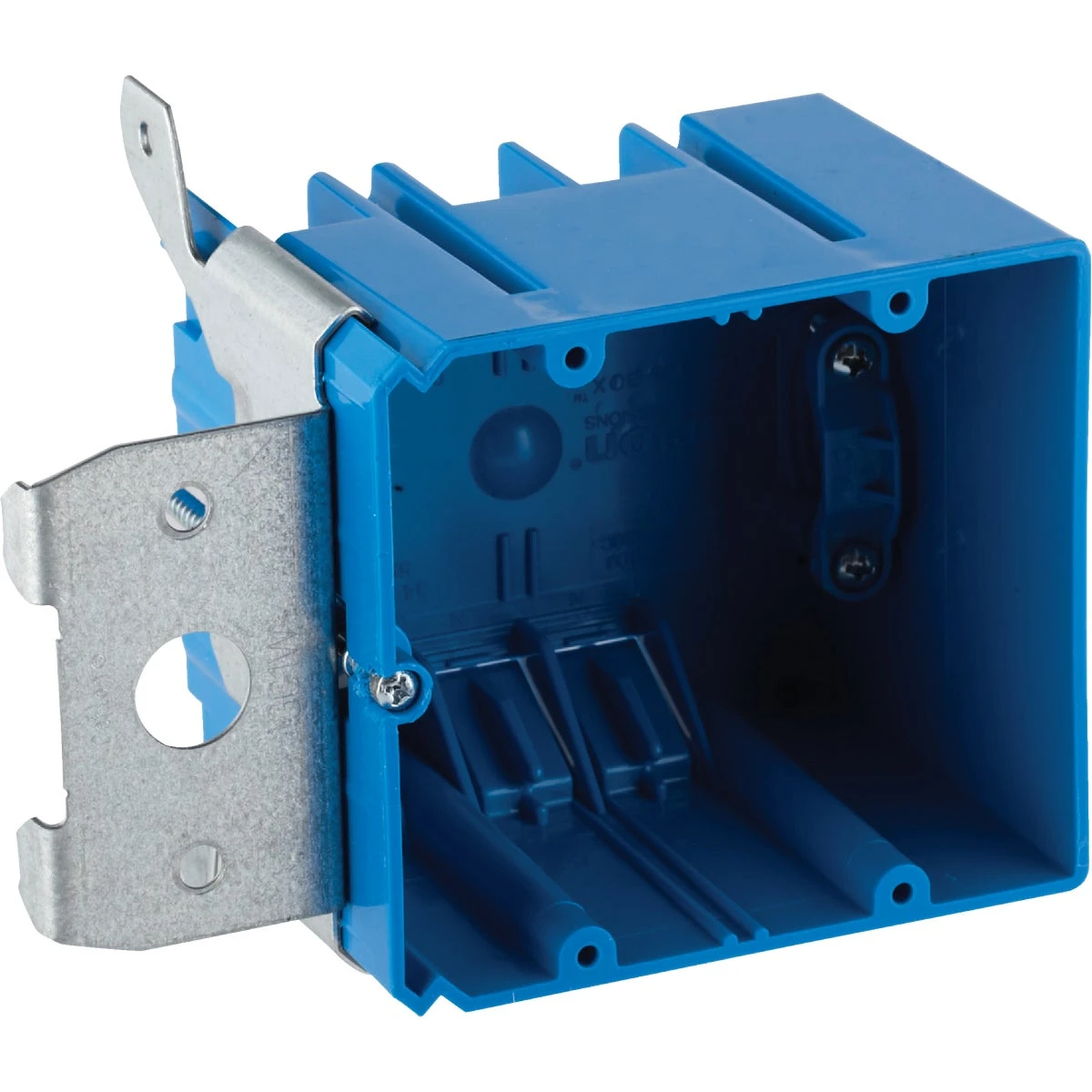 2 Gang Adjust-A-Box Electrical Box With Range Knock Out, Non-Metallic