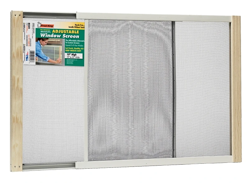 Extension Window Screen, 15 x 19 to 33 In.