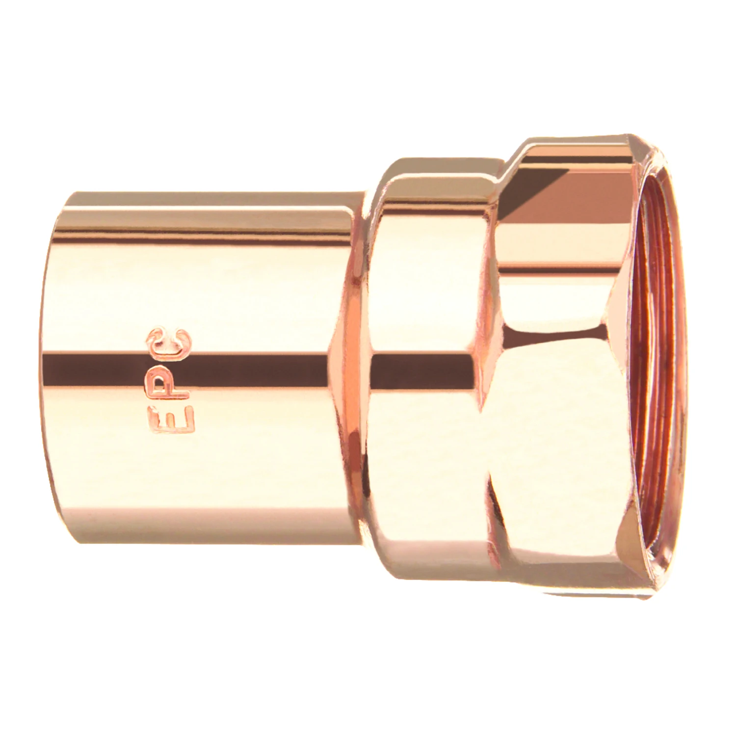 Female Street Copper Adapter, 1/2 In.
