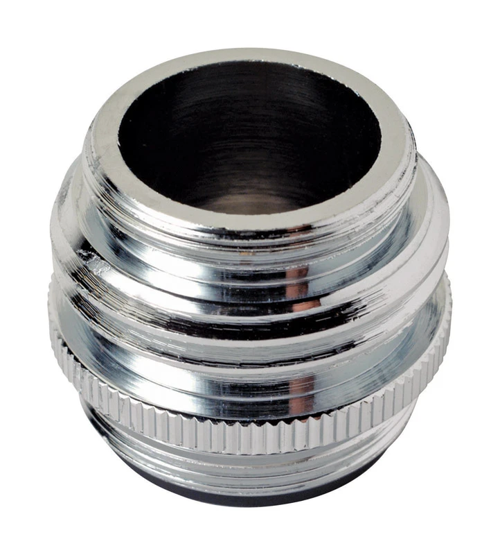 Chrome Plated Brass Adapter, Lead Free, 15/16-In.