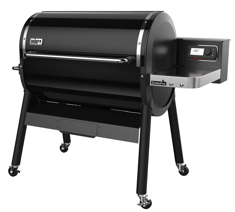 SmokeFire EX6 Wood Fire Pellet Grill, 36 In., 1,008 Sq. In. Cooking Area, Black