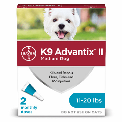Flea And Tick Prevention & Treatment for Dogs11-20-Lbs., 2 Doses