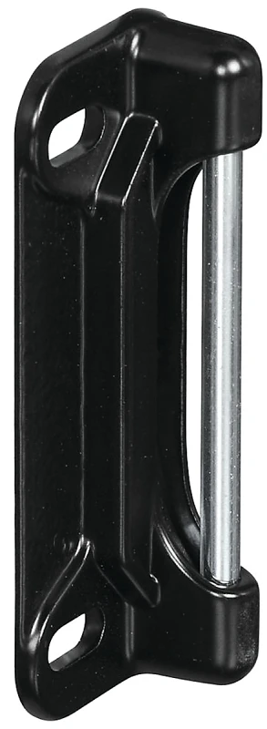 Screen & Storm Door Strike Plate, Black Satin