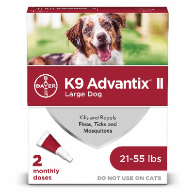 Flea And Tick Prevention & Treatment for Dogs21-55-Lbs., 2 Doses