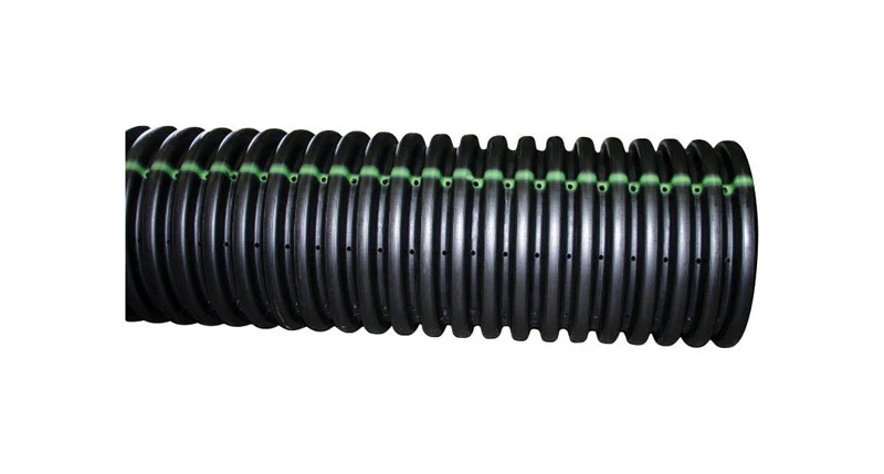 Slotted Drainage Tube, 3 In. x 10 Ft.
