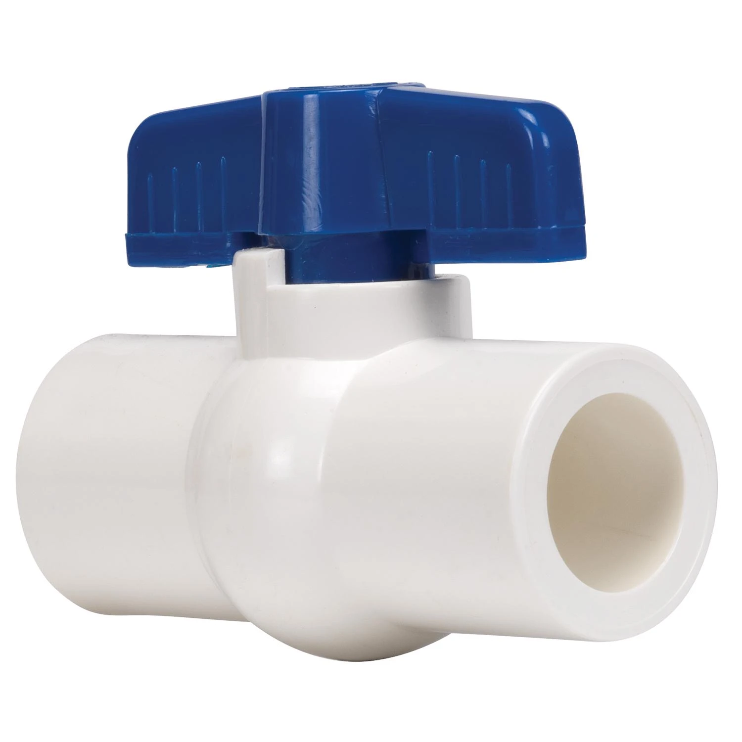 1-1/4 In. Pvc Slip Ball Valve Full Port For Cold Water Applications